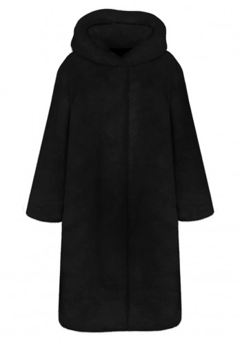 High Society Paloma faux fur coat 5000 black/white