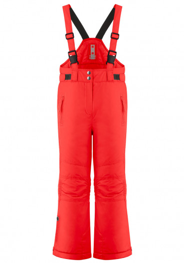 detail Poivre Blanc W23-1022-JRGL/A Ski Bib Pants Scarlet Red 9