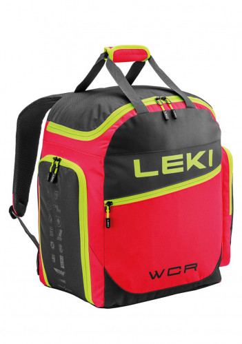 Leki Skiboot Bag WCR / 60L, bright red-black-neonyellow, 50 x 40 x 30 cm