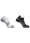 náhled Salomon Ponožky Aero Ankle 2-Pack Black/White