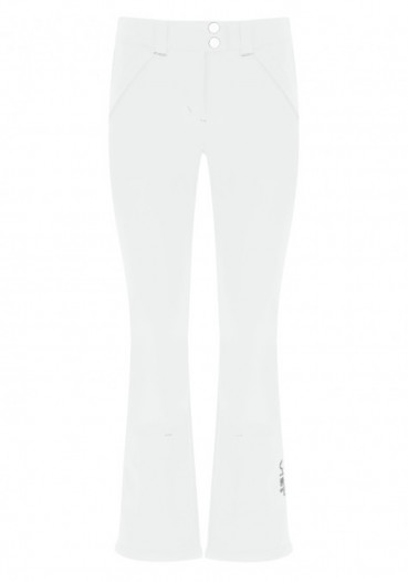 detail Damskie spodnie narciarskie Vist Harmony Plus Softshel białe