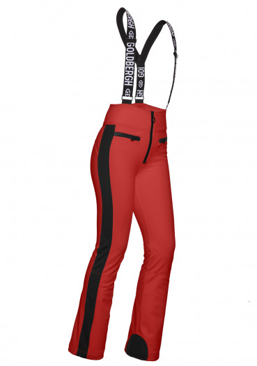 detail Damskie spodnie narciarskie Goldbergh HIGH END ski pant RUBY RED