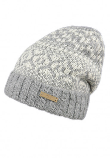 detail Women's winter hat BARTS PIAVE HEATHER GREY