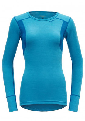 Damska koszulka Devold Hiking Woman Shirt Malibu/Skydiver