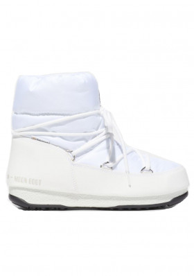 Damskie buty zimowe Moon Boot Low Nylon WP 2 White