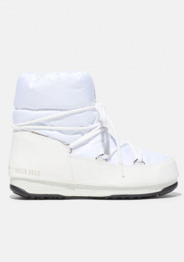 detail Damskie buty zimowe Moon Boot Low Nylon WP 2 White