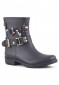 náhled Colors of California Camperos Rubber Boot LOVE Patc black