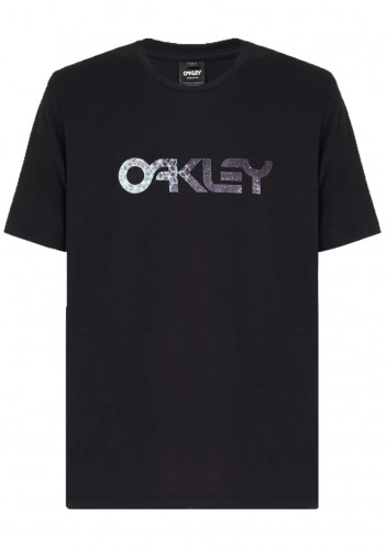 Męska koszulka Oakley B1b Nebulous Logo / Blackout