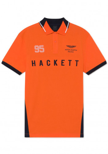 T-shirt męski Hackett AMR MULTI LS HM562568 Orange / Navy