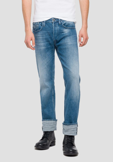 detail Męskie jeansy Replay MA955 000101243