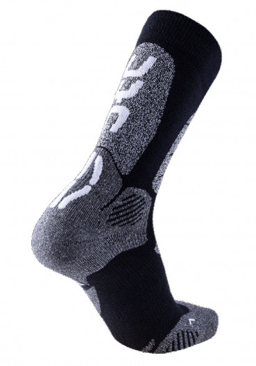 detail UYN Man Ski Cross Country Socks B328 Black/Mouline