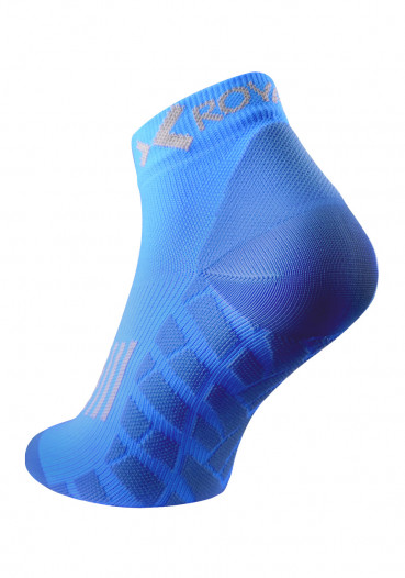 detail Royal Bay sportovní ponožky LOW-CUT 5560 Modrá neon