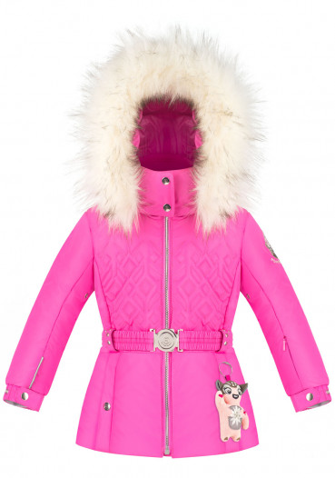 detail Dziecięca kurtka Poivre Blanc W20-1003-BBGL/A rubis pink