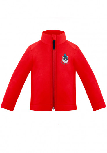 detail Dziecięca bluza Poivre Blanc W19-1510-BBBY Fleece Jacket szkarłatna czerwień3