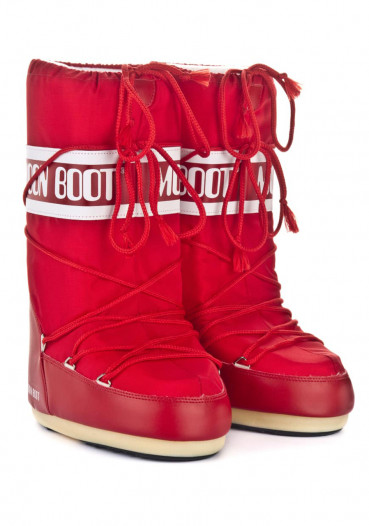 detail Dziecięce buty zimowe Tecnica Moon Boot Nylon Red JR