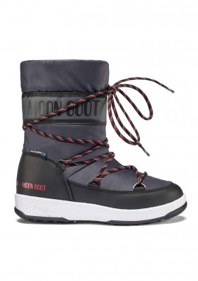 Dziecięce buty zimowe Tecnica Moon Boot Jr Boy Sport Wp 005 Black/Castlerock