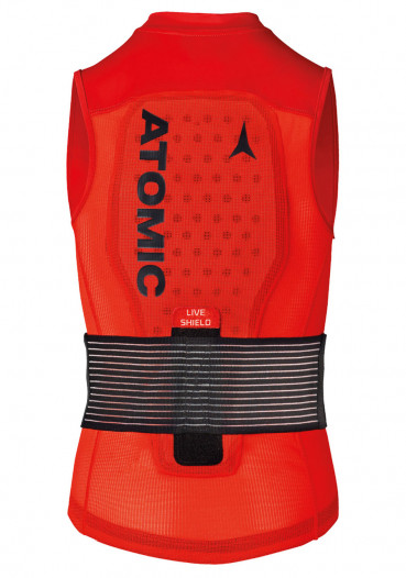 detail Ochraniacz kręgosłupa dziecka Atomic Live Shield Vest Jr Red