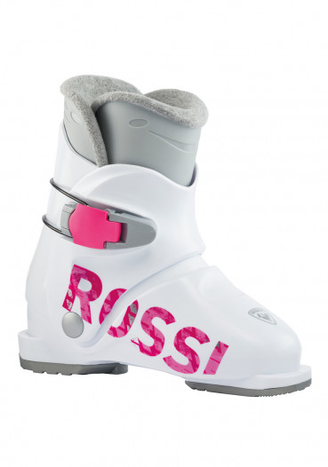 detail Białe dziecięce buty narciarskie Rossignol-Fun Girl 1