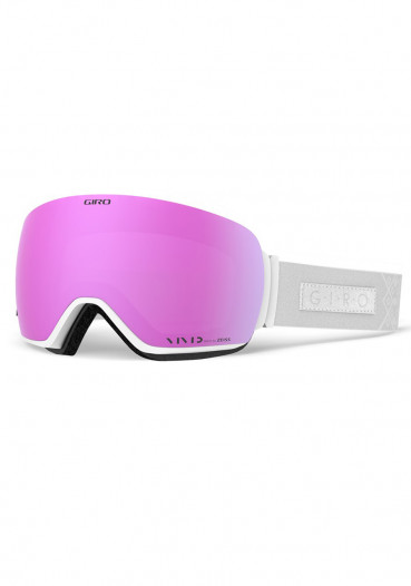 detail Dámske zjazdové okuliare Giro Lusi White Velvet Vivid Pink/Vivid Infrared