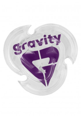 Gravity Heart Mat Clear/Violet