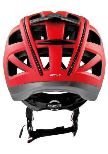 detail Kask rowerowy Casco Activ 2 Red-Anthrazit