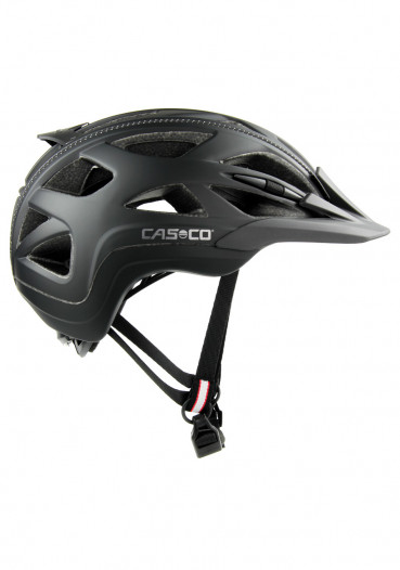 detail Czarny matowy kask rowerowy Casco Activ 2