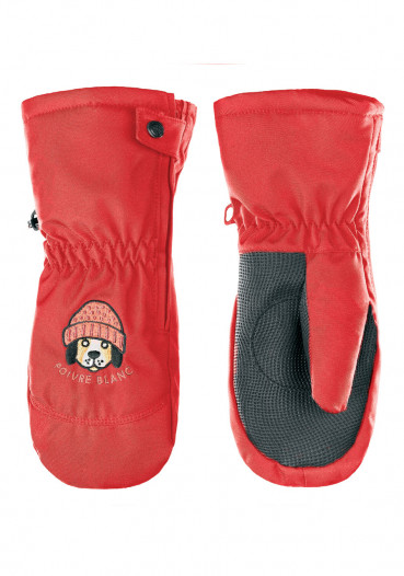 detail Child gloves POIVRE BLANC W17-0973-BBBY Ski Mittens SCARLET RED